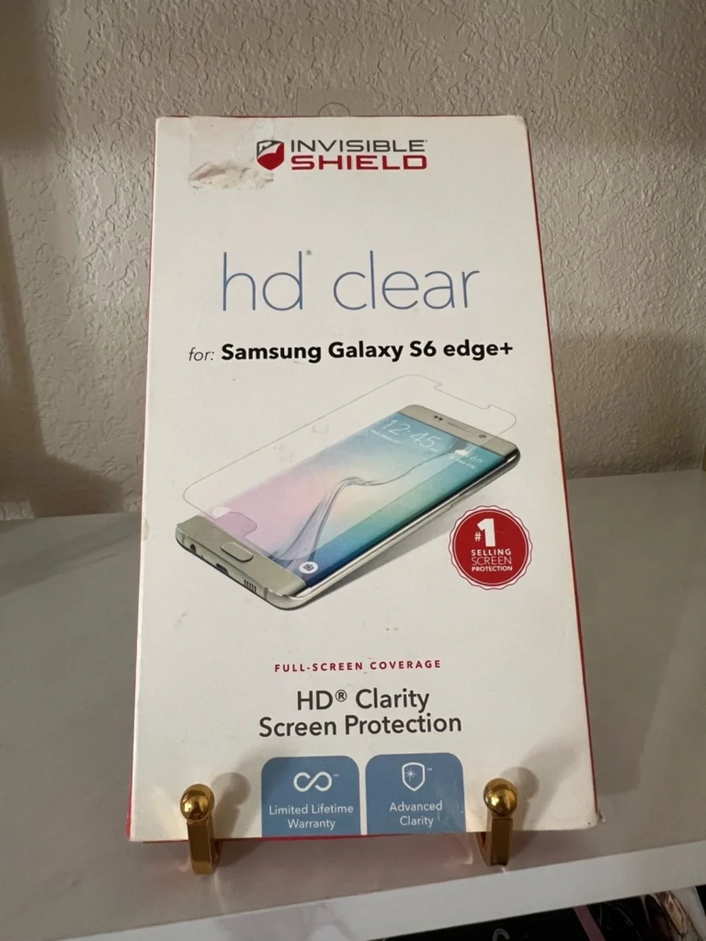 HD Clear Screen Protector for Samsung Galaxy S6 edge+ - Clear